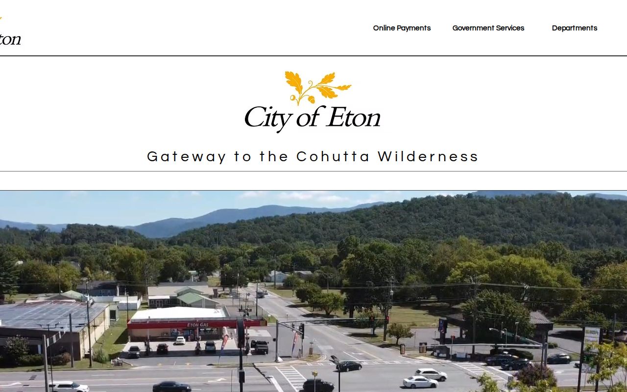Official City of Eton municipal contact page